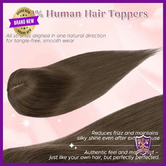 Real Human Hair Topper 12\